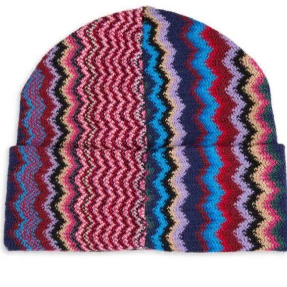 Missoni Chevron-Knit Wool-Blend Beanie - Picture 4 of 9